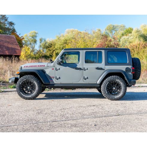 Alumínium felni ötvözet fekete 8,5x18 ET +32 TÜV alufelnivel 1450 Jeep Gladiator JT 19-