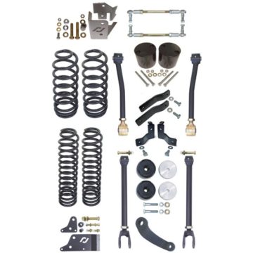   Futómű Jeep Wrangler JK ON-Off-Road 4-Ajtós 4" +100mm Currie o.TÜV CE-9807S