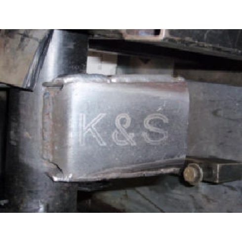 K+S Mini Skidplatte Jeep Wrangler JK 07- Első tengely hosszlengőkar védelem