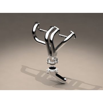   Kipufogórendszer Kipufogó króm K+S Wrangler TJ 2,5l 96-2002 Ceramic Doug Thorley Tető s TYH 637