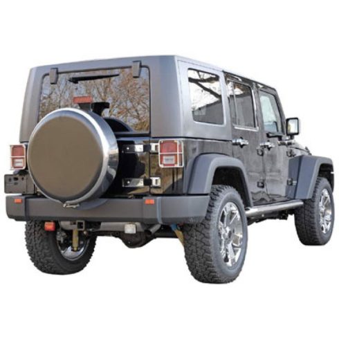 Rozsdamentes acél -ReifenFedő Jeep® Wrangler JK 255/75R17, 255/70R18