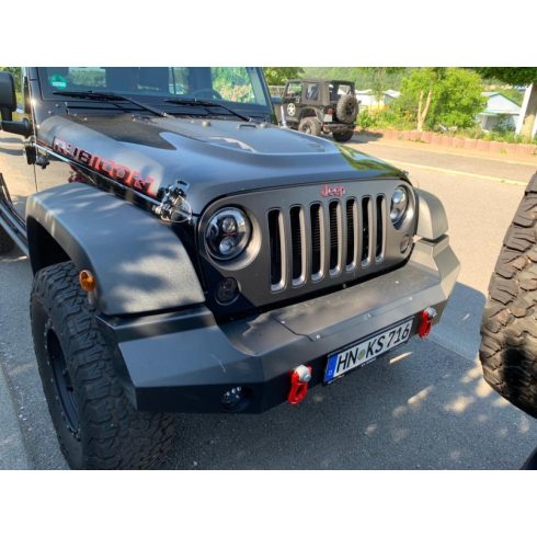 Kábelcsörlő burkolat Első lökhárító NSR  fekete Jeep Wrangler JK JL ab 07 -  by KS 10-KS-NSR-1004