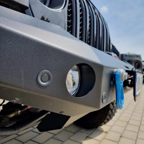 Első lökhárító  Bumper NSR Jeep Wrangler JL 2018-NSR Premium Euro Sport elsőBumper  ALU fekete by KS 10-KS-NSR-2003-JL PDS Bohrungen