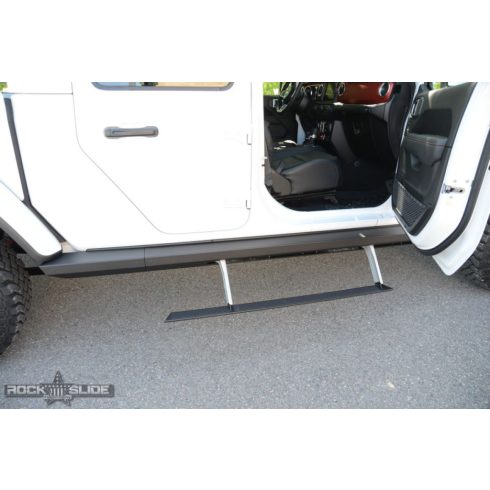 Oldalvédő futódeszka Rockslider elektromos Jeep Gladiator JT 20- Rock-Slide Engineering BD-SS-200-JT4 Step Slider készlet Je számára