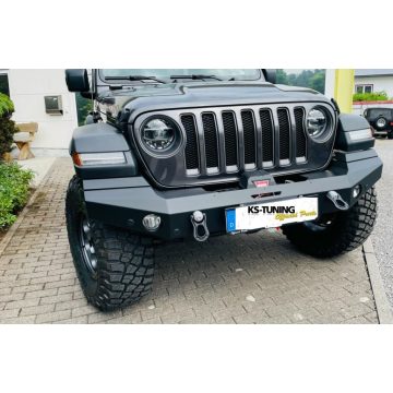   Első lökhárító lökhárító NSR Jeep Wrangler JL 2018-tól - NSR Premium Euro HIGH első lökhárító csörlő acél lökhárító