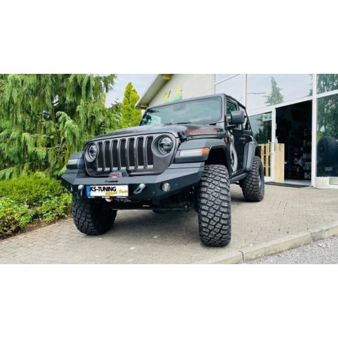 Első lökhárító lökhárító NSR Jeep Wrangler JL 2018-tól - NSR Premium Euro HIGH első lökhárító csörlő acél lökhárító