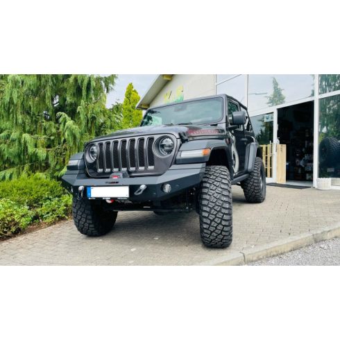 Első lökhárító lökhárító NSR Jeep Wrangler JL 2018-tól - NSR Premium Euro HIGH első lökhárító csörlő acél lökhárító