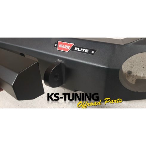 Rendszámtábla tartó NSR alkalmas WARN ELITE első Jeep Wrangler JK, JL takarószemhez
