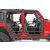Csőajtós acél ajtókészlet Jeep Wrangler JL 4 ajtós 18- Gladiator JT 20- Rough Country 10619 első és hátsó acélcsöves ajtók 18-hoz