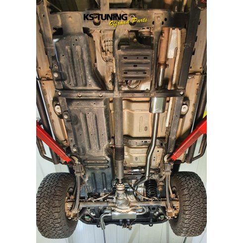 Kipufogórendszer rozsdamentes acél Jeep Wrangler JL 2018- Super Sound Off-Road Cat hátsó kipufogórendszer TÜV/ EG ABE 11-KS-JL 2020