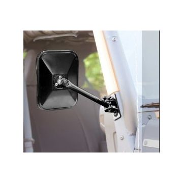   Tükör szett négyszögletes fekete Jeep Wrangler TJ, JK 97-18 Rugged Ridge 11025.12 