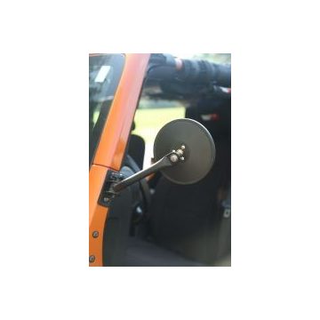   Tükör szett kerek oldalirányban fekete Jeep Wrangler TJ, JK 97-18 Rugged Ridge 11025.16 