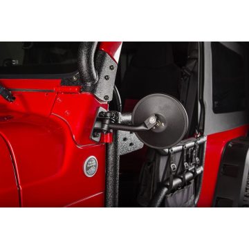   Tükör négyszögletes rövid fekete Jeep Wrangler TJ, JK 97-18 Rugged Ridge 11025.20 
