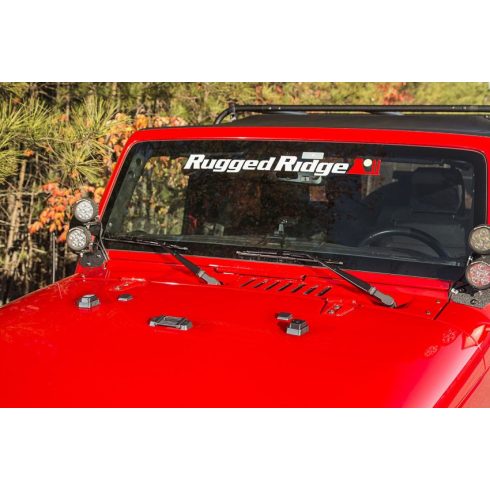 Motorháztető Dekoráció szett Elite Jeep Wrangler TJ JK 97-18 Rugged Ridge 11101.08