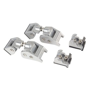   Motorháztető zár Aluminium  ezüst Jeep Wrangler JL 18- Rugged Ridge 11116.21 