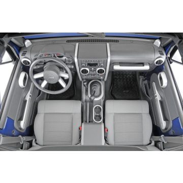  Műszerfal silber - Komplett szett Jeep Wrangler JK 07-10 4-Ajtós Rugged Ridge 11151.97 