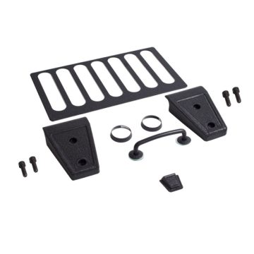   Motorháztető fekete Jeep Wrangler JK 07-12 Rugged Ridge 11201.04