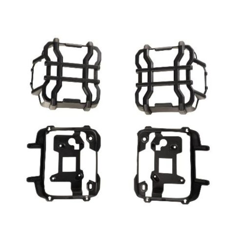 Hátsó lámpa hűtőrács készlet Jeep JL 18- Elite Tail Light Guards, Tex. Fekete; 2018- JL - 11226.12-D - Kiállítás -