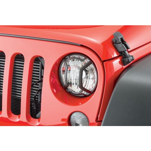 Lámpavédő rács védő rács Irányjelző szett texturiert Elite Jeep Wrangler JK 07-18 Rugged Ridge 11230.12 