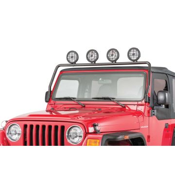   Lámpa tartó ablakkeret fekete Jeep Wrangler TJ 97-06 Rugged Ridge 11232.01 