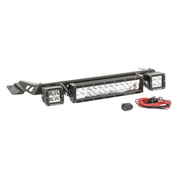   Fényszoró tartó szett fekete Jeep Wrangler TJ 97-06 Rugged Ridge 11232.15 