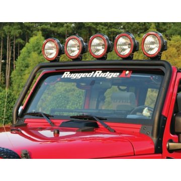   Lámpa tartó ablakkeret acél fekete Jeep Wrangler JK 07-18 Rugged Ridge 11232.21 