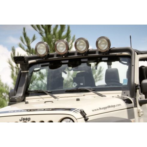 Lámpa tartó LoweGyűrű szett fekete Jeep Wrangler JK Rugged Ridge 11232.22 
