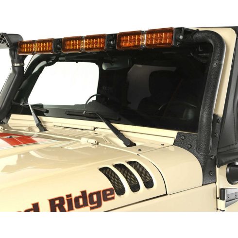 Lámpa tartó ablakkeret LED Lightbar Windshield Jeep Wrangler JK Rugged Ridge 11232.25