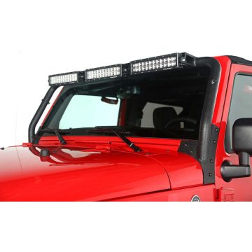   Lámpa tartó  LED Lightbar Windshield szett Jeep Wrangler JK Rugged Ridge 11232.26
