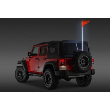   LED jelző zászló 1,5 m 60" Konzolok Jeep universal Rugged Ridge 11250.21 RGB 