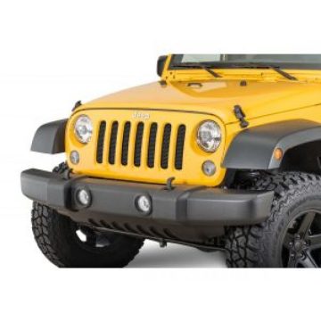   Hűtőrács fekete acél glanz 3D mögött  Jeep Wrangler JK 07- Rugged Ridge 11401.32