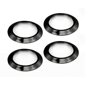   Dekoráció Gyűrű aluminium fekete 4 Jeep Wrangler JK 07-10 Rugged Ridge 11422.15 