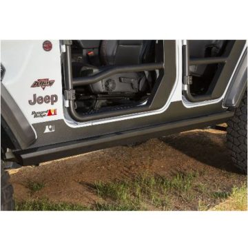   Oldalvédelem XHD fekete Jeep Wrangler JL 18- 4-Ajtó Rugged Ridge 11504.32