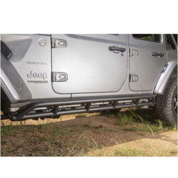   Oldalvédelem RCC fekete Jeep Wrangler JL 18- 4-Ajtó Rugged Ridge 11504.36 