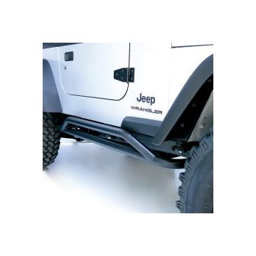   Oldalvédelem Jeep Wrangler YJ TJ 87-06 fekete Rugged Ridge 11504.11 RRC Rocker 