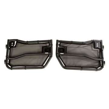   Első Ajtó szett fekete Netze Jeep Wrangler JK 07-18 Rugged Ridge 11509.25 Tube w/Eclipse elől; 07-18 JK