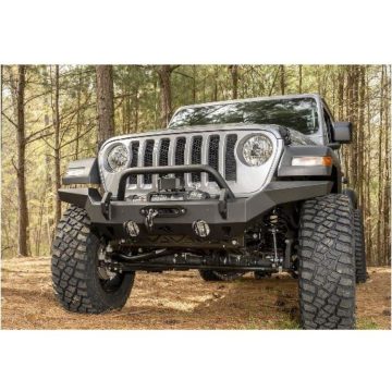   Első lökhárító HD Wide Jeep Wrangler JK 07-18 JL 18- Gladiator JT 20- Rugged Ridge 11540.31 HD lökhárító, teljes szélesség,