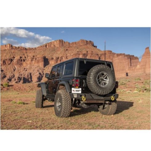 Hátsó lökhárító Spartacus Stubby satin fekete Jeep Wrangler JL 18- Rugged Ridge 11540.36 