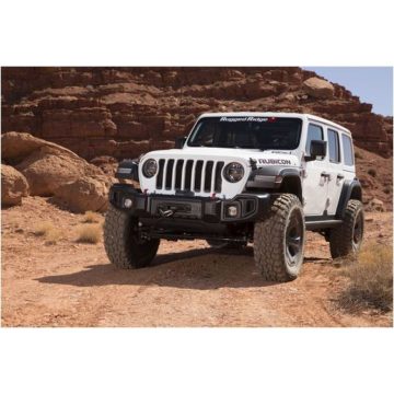   Első lökhárító Spartacus Csörlő lemez fekete Jeep Wrangler JL 18- Rugged Ridge 11544.23 Spartacus elsőBumper, Blk, wWinch Plate; 19- JL