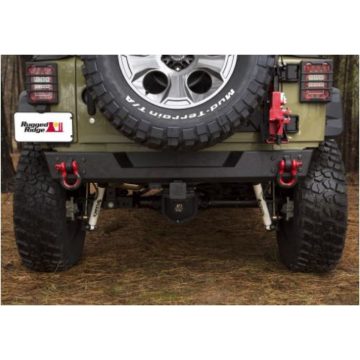   Hátsó lökhárító Spartan szett fekete matt Jeep Wrangler JK 07-18 Rugged Ridge 11548.21 