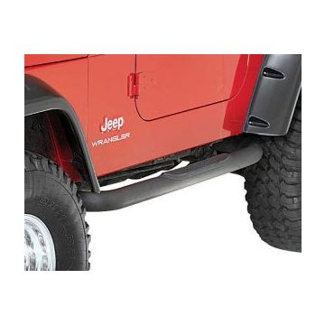   Oldalvédelem Jeep Wrangler YJ 87-95 fekete texturált Rugged Ridge 11591.03 