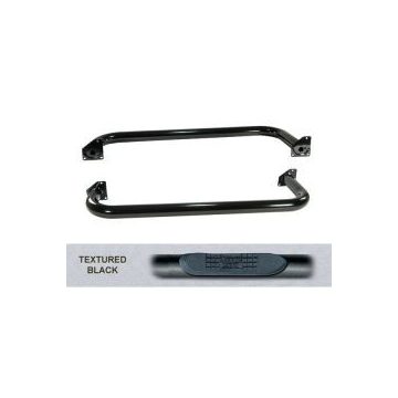   Oldalvédelem Jeep Wrangler TJ 97-06 fekete texturált Rugged Ridge 11591.04 