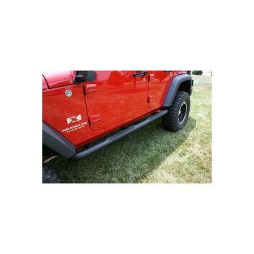   Oldalvédelem Jeep Wrangler JK 07-17 4-Ajtós fekete texturált Rugged Ridge 11591.06 