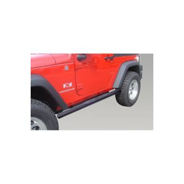   Oldalvédelem Jeep Wrangler JK 07-17 2-Ajtós fekete texturált Rugged Ridge 11591.07 