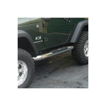   Oldalvédelem Jeep Wrangler JK 07-17 2-Ajtós Rozsdamentes acél Rugged Ridge 11593.09 