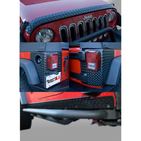 Karosszéria 3-alkatrész Jeep Wrangler JK 4-Ajtós 