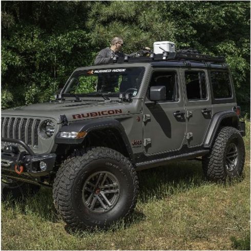 Tetőcsomagtartó Jeep Wrangler JL 18- 4-Ajtó Hardtop Rugged Ridge 11703.04 