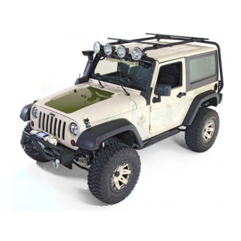 Tetőcsomagtartó Sherpa Jeep Wrangler JK 07- 2-Ajtós 136 kg. Rugged Ridge 11703.01 Roof Rack