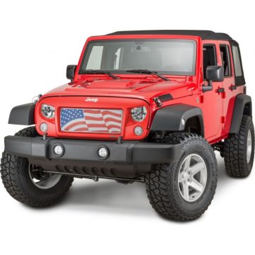   Hűtőrács Hűtővédelem Spartan "USA Flagge" Jeep Wrangler JK 07- Rugged Ridge 12034.22