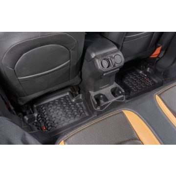   Hátsó padlószőnyeg fekete Jeep Wrangler JL 18- 2 ajtós Rugged Ridge 12950.49 Floor Liner Rear Black 18- Jeep JL 2 Dr